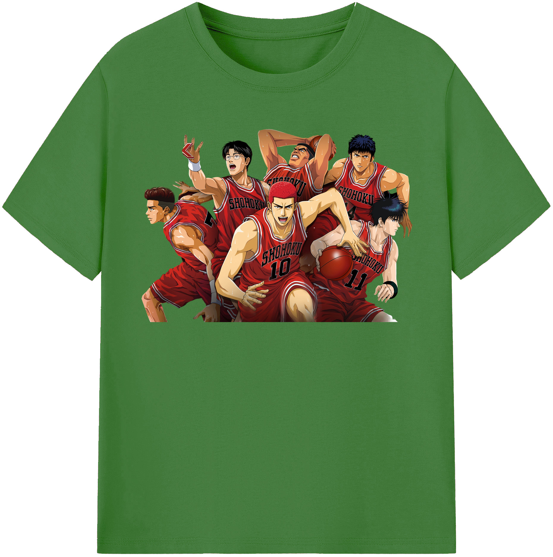 （画像用） SLAM DUNK／スラムダンク レディースカジュアルプリントTシャツ（綿100％）